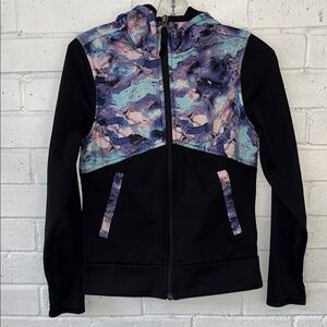 The North Face “Kicking It” Hoodie Full Zip Long Sleeve Girl’s Jacket Size 7/8.